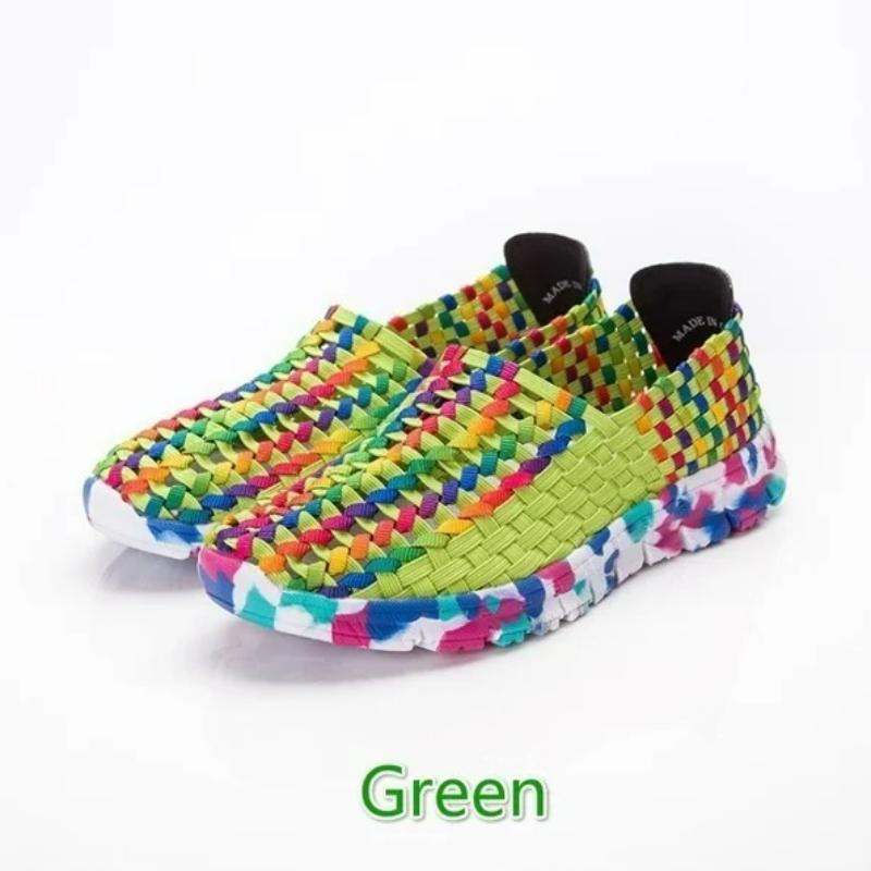 Fashion Women's Sandals Summer 2025 Sneakers Woven Shoes Sandal Womens Summer Woven Soft Sandals Casual Sport Shoes Zapatos De Mujer