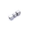 10pcs Universal Brake Line Union Fittings Straight Reducer Compression Kits Connector 3/16" OD Hydraulic Brake Lines Pipe Car