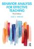 Kniha Behavior Analysis for Effective Teaching