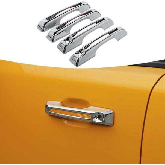 4pcs Chrome Outer Door Handle Cover Trim Accessories For Ford Maverick