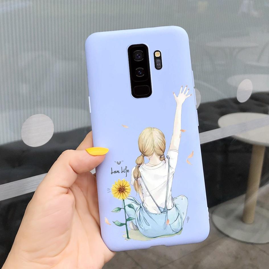 For Samsung Galaxy S9 Case G960F/DS Phone Cover Luxury Cartoon Soft Slim Funda For Samsung S9 Plus G965F S9+ Coque S9Plus Bumper