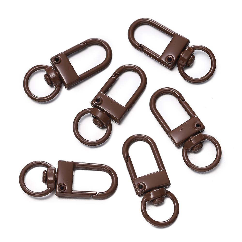 10pcs/Lot High Quality Colorful Alloy Snap Lobster Clasp Hooks Keychain Findings for DIY Key Chain Necklace Bracelet Supplies