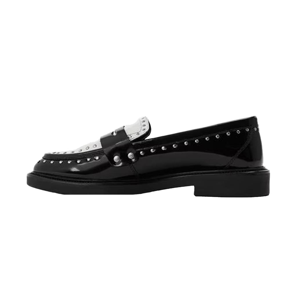Steve Madden Womens/Ladies Studded Formal Block Heel Penny Loafers