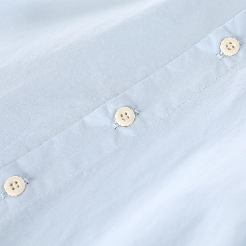 Girls' French Academy Style Summer Shirt Dress