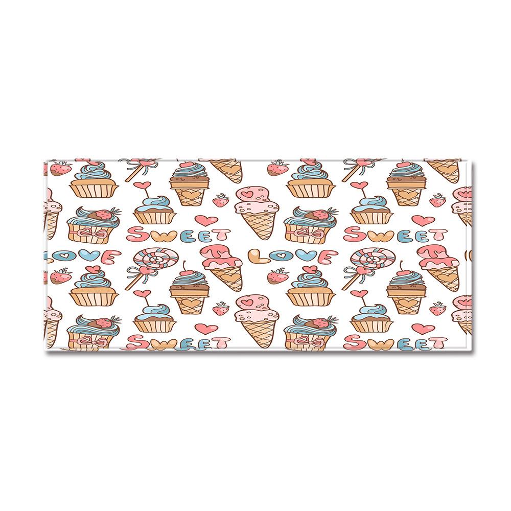 Textured Sand Wardrobe Shoe Cabinet Long Floor Mat