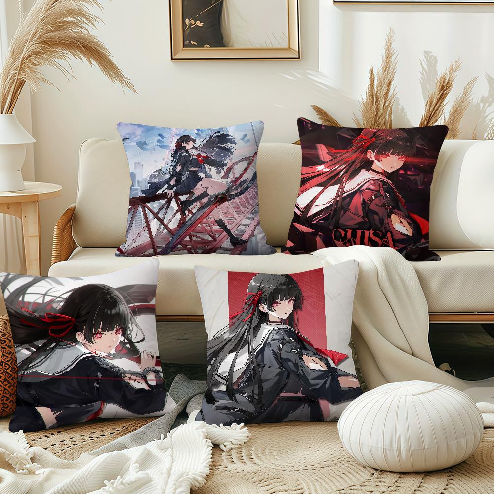 CHISA Wuthering Waves cushion cover Best Home Office Coffee Pillow Sofa Printing Decoration Room Shop Car Nordic Simplicity Hit