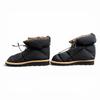 Great LOUIS VUITTON Short Boots Monogram Snow Boots Black Women 38 Used