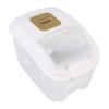 Rice Storage Box with Clear Cover Insect Proof Large Capacity Perfect Sealing Food Storage Container for Home