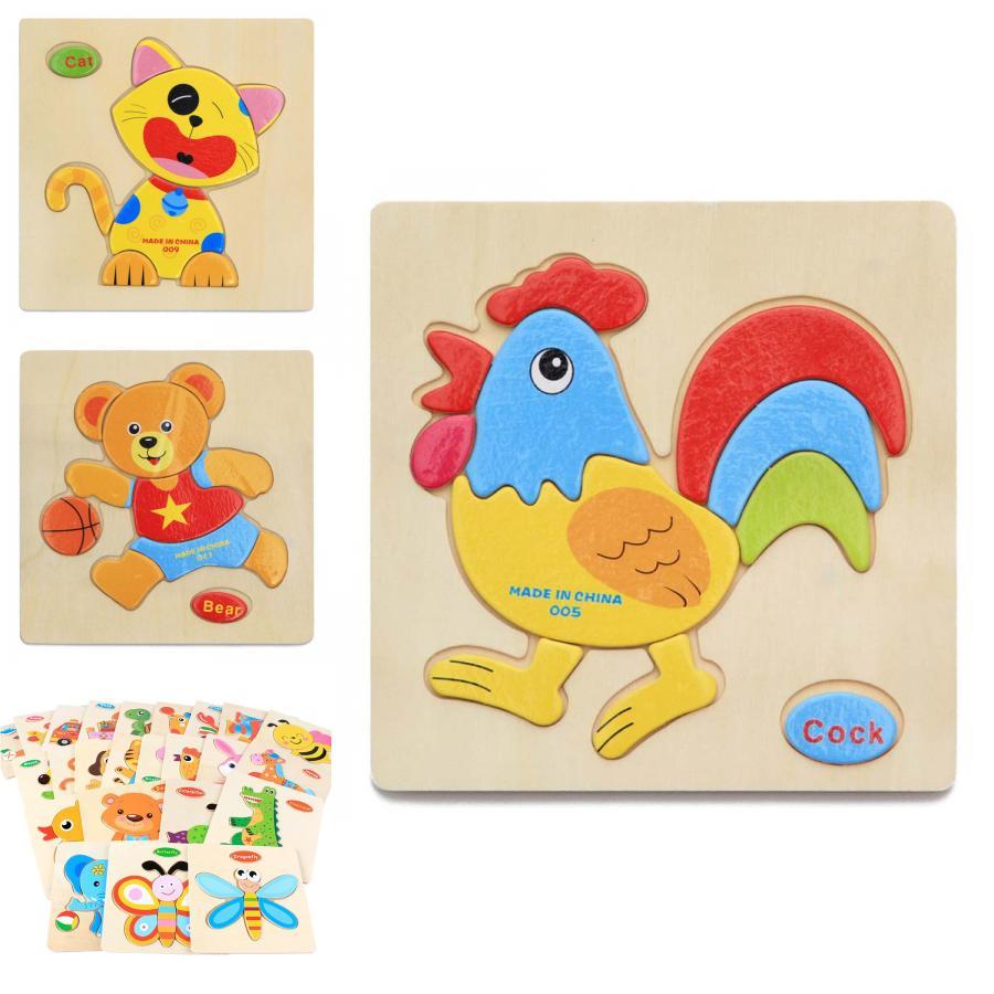 Premium Quality Wooden Puzzle Educational Developmental Baby Kids Training Toy With Fashion Style
