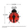 Solar Ladybug Light Outdoor Waterproof Led Garden Decor Wall Hanging Lawn Lighting For Yard Patio Statue