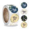 100-500pcs Thank You Round Sticker Scrapbook Envelope Seal Sticker Gift Flower Decoration Stationery Label Sticker