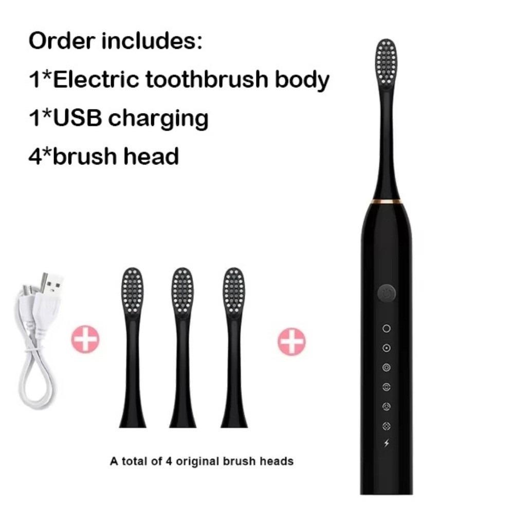 6 Cleaning Modes Smart Toothbrush 42000 Strokes Whitening Toothbrush Teeth Cleaning