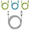 Fast Charging Data Cable With Aluminum Alloy Nylon Braided For Android Devices And Smartphones