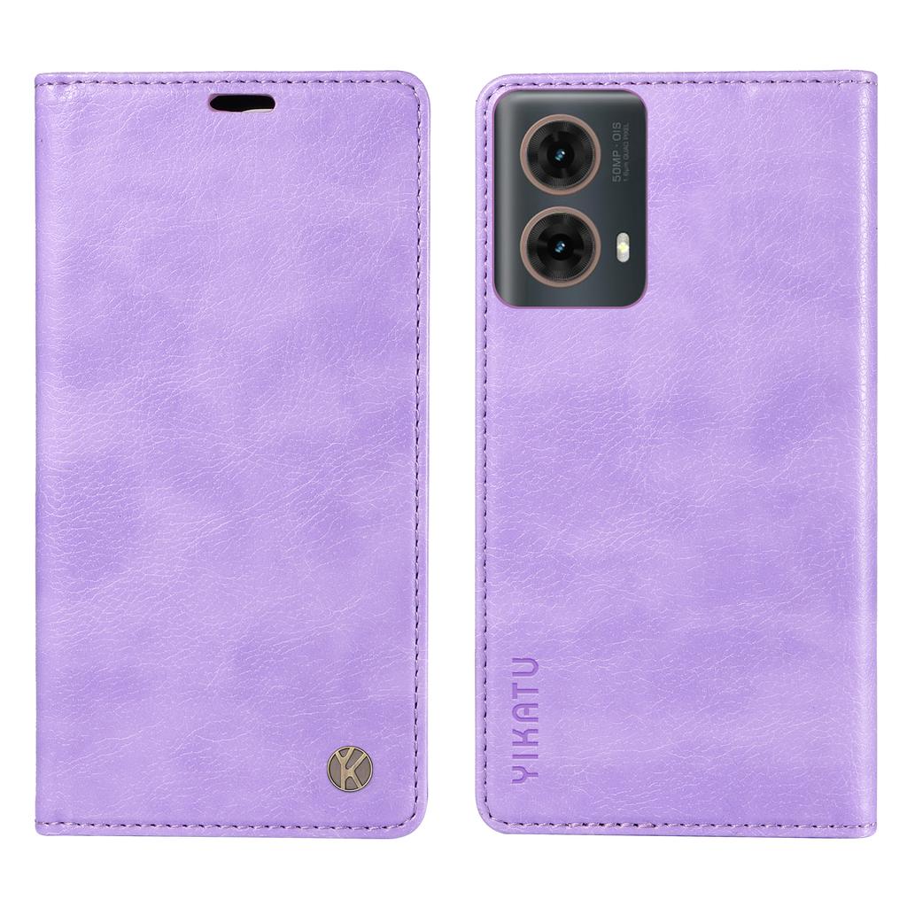 For Motorola Moto G85 5G/S50 Neo 5G Wallet Case Litchi Texture Leather Phone Cover