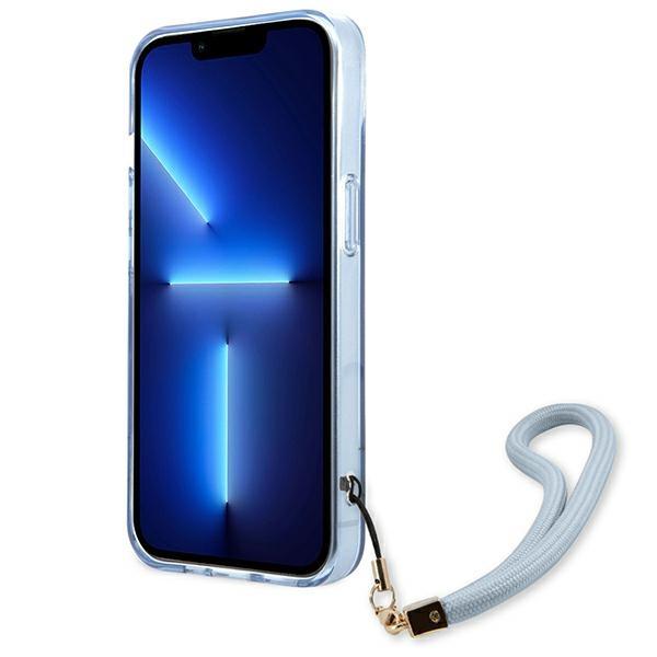 Guess Guhcp13Shtsgsb Iphone 13 Mini 5,4Niebieski/Blue Hardcase Translucent Stap