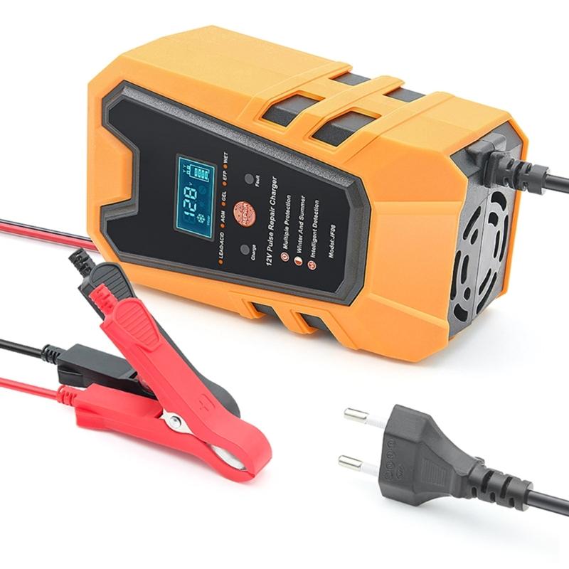 Car Battery Chargers,12V 6A Fully Automatic Battery Chargers Maintainer Trickle Chargers for Car Lead Acid Batteries