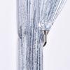 Exquisite 2PCS Curtain Holdback Drapery Holders with Clear Crystal Ball Silver