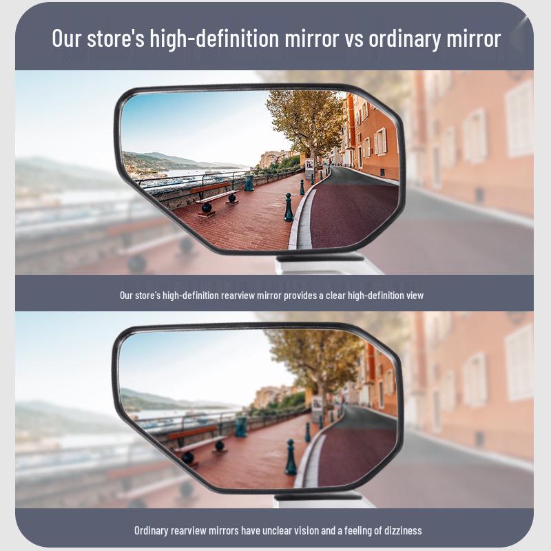 High-Definition Wide-View Rearview Mirror for Electric & Three-Wheeled Motorcycles
