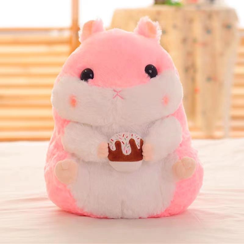 28cm/38cm Adorable Hamster Peluche Animal Poupées Peluche Jouets Simulation Hamster Grands Jouets pour Enfants Filles Cadeau de Vacances !