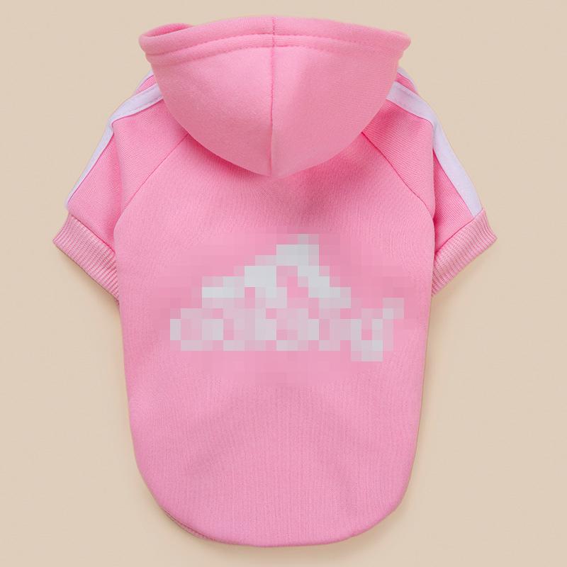 Pulover cu glugă, cu patru picioare, pentru câini și pisici, cu nasturi multicolori - Îmbrăcăminte pentru animale de companie de toamnă/iarnă.