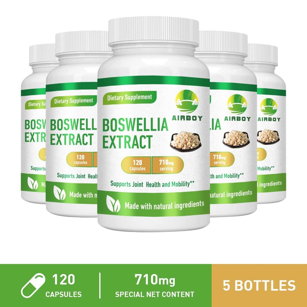 Boswellia-Extrakt Nahrungsergänzungskapseln; tägliches Gelenkpflege-Nahrungsergänzungsmittel für Erwachsene.
