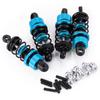 TRZX 4pcs 52mm RC Oil Shock Absorber Front & Rear Damper Kit Upgrade Parts for Tamiya M03, M04, M05, and M06 1/10 RC Touring Cars (Blue, 52mm)