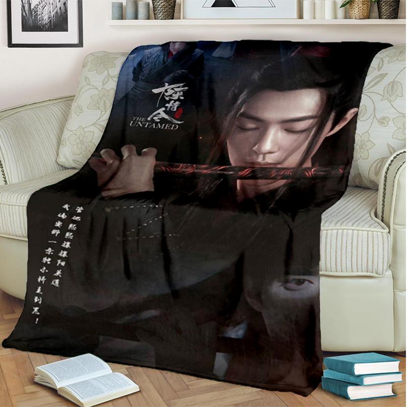1PC The Untamed printed blanket, all season lightweight home office outdoor nap multifunctional blanket A1