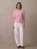 26 A/W Cashmere & Silk Wool Brushed Puff Sleeve Short-Sleeve Pullover