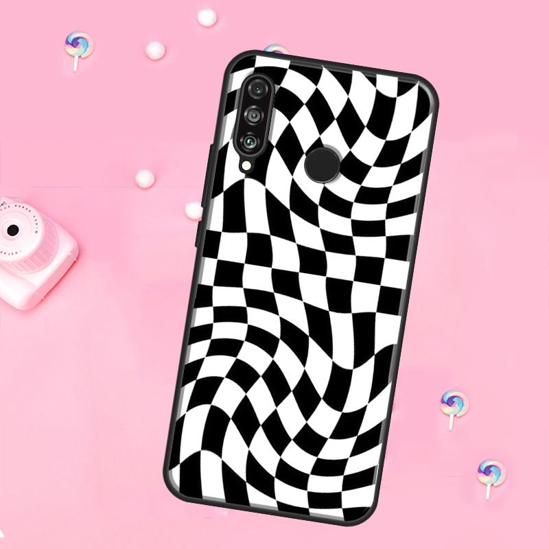 Crazy Checkered For Huawei Nova 11 Pro 10 9 SE Y70 Y60 Y90 Y61 Y91 Y73 Y72 12s 12i 11i 8i P30 P40 Lite Case
