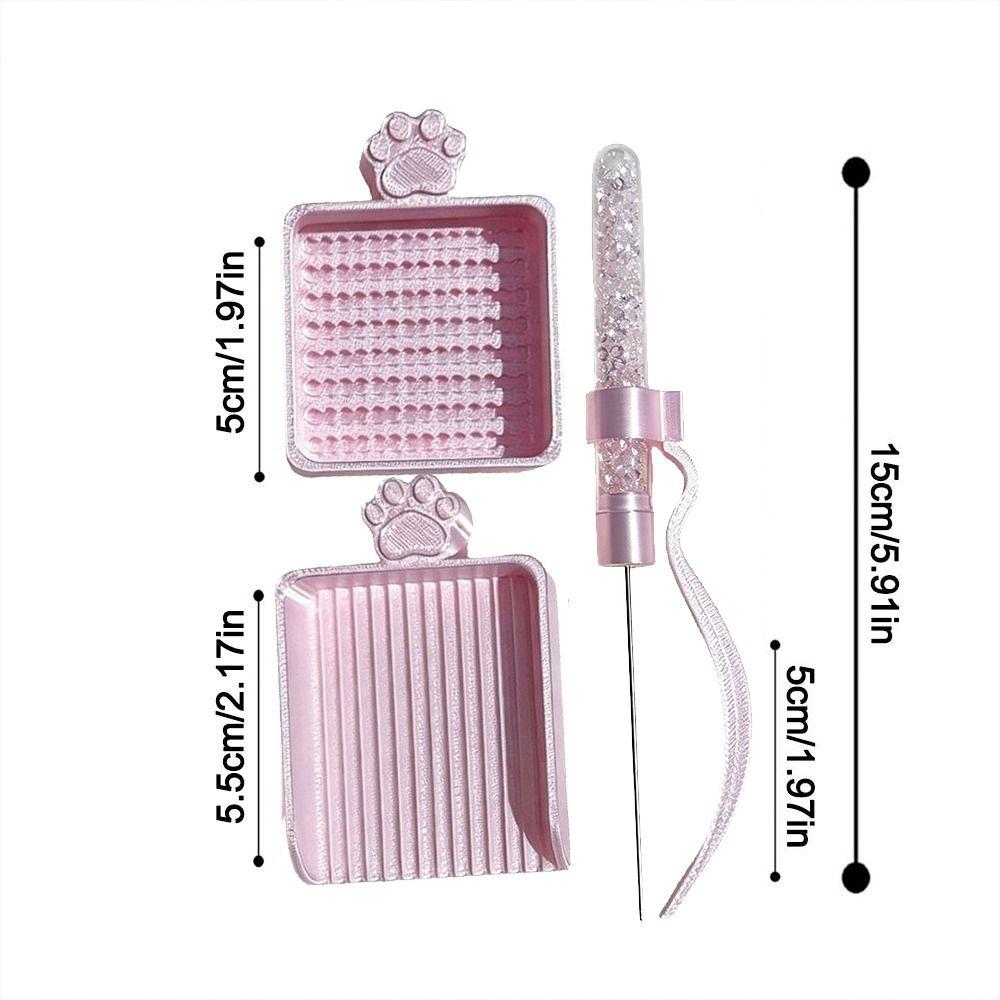 3PCS Cat's Paw Fuse Bead Pen Set DIY Collage Bead Tool New Bead Pick Pen