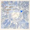 [USED]Extremely Unused Hermes large carre Le Jardin de Leila Blanc x Ciel Bleu x Sepia rare! scarf/stole, 90, 100% silk, (Le Laira's Garden),