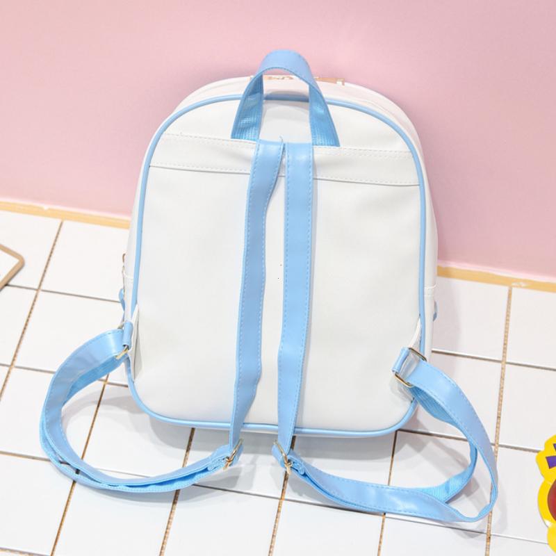 Clear Transparent Kawaii Backpacks Women Harajuku Bow-knot Itabags School Bags for Teenager Girls Designer Ita Bag Bookbag