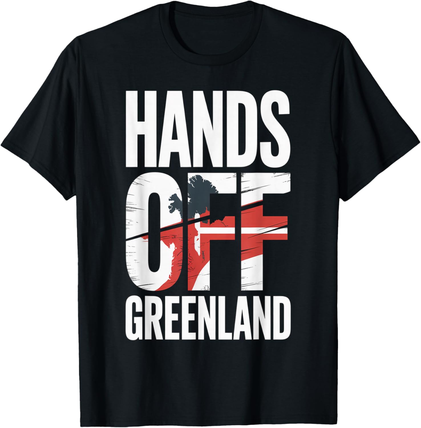 Hands Off Greenland Protest T-Shirt S разноцветный