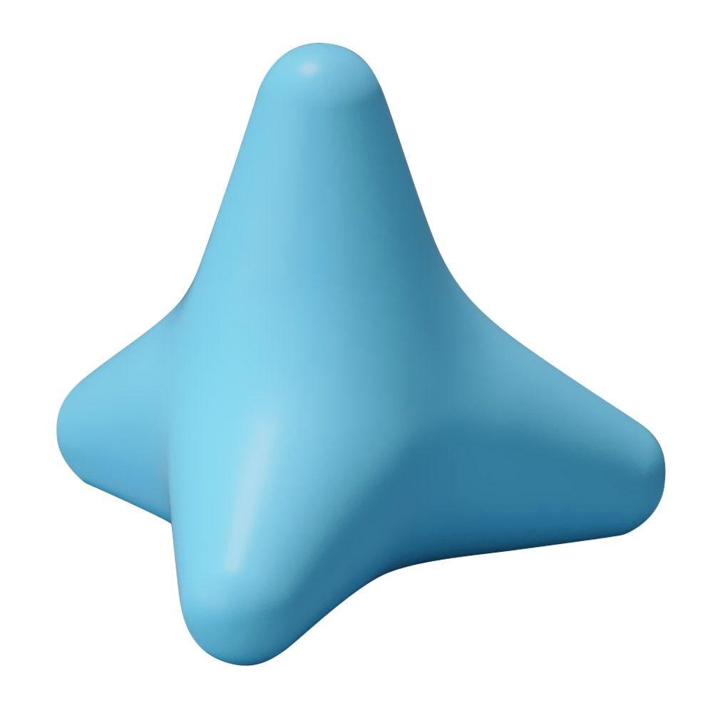 

Силиконовый массаж акупунктурных точек поясничной мышцы, расслабление мышц спины, массажный мяч для фасций, конусный массажный мяч синий