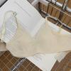 Rabbit Ear Cup Women's Traceless Anti-Bump Bra No Steel Rim Breathable Comfortable Small Bra Thin