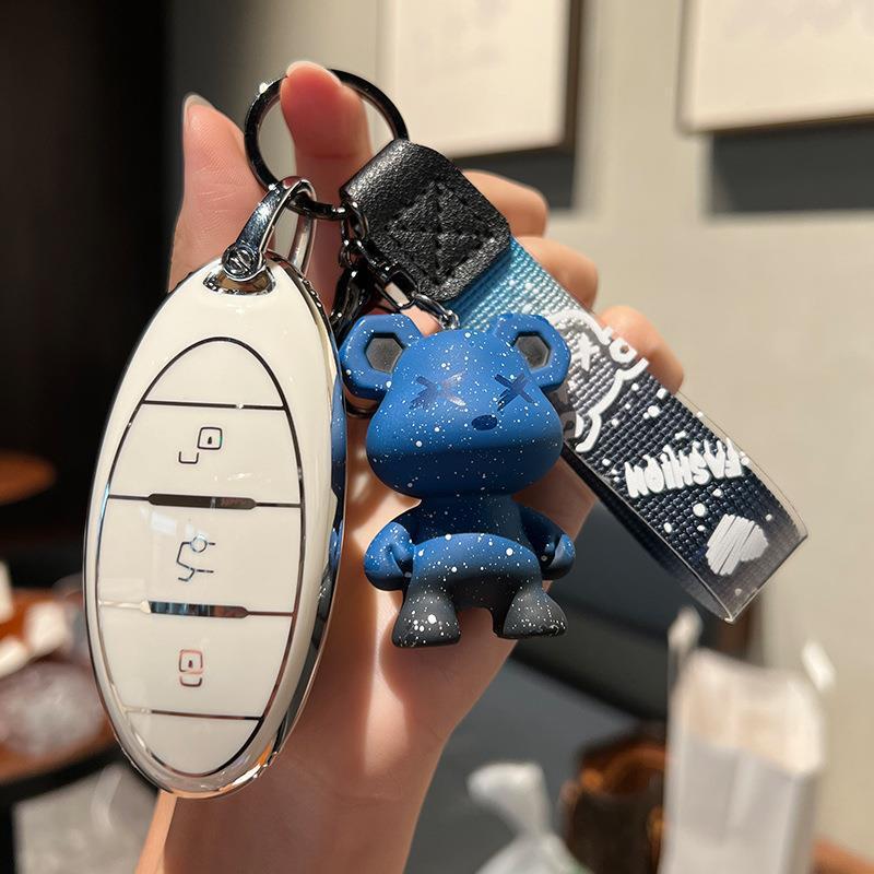 Compatible with Bestune 2023 T77/T99 Models: Luxury/Premium Men's and Women's Key Fob Cover Case