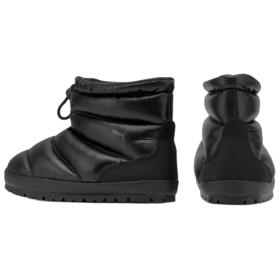 Puma Tuff Terra Hi Gloss Minimalist Comfortable High-Top Lifestyle Shoes Unisex Sneakers Black 403034-01