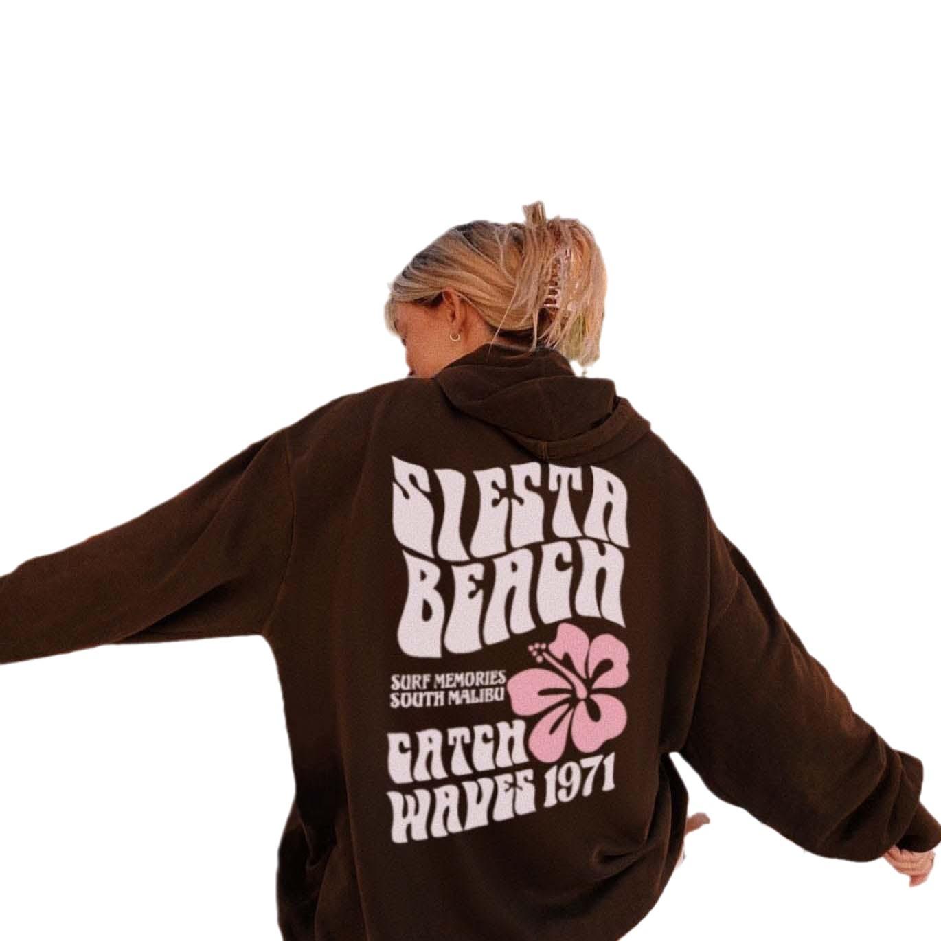 Узор с буквами Ретро Принт Топ Пуловер Мужской И Женский Свободные Плечи Рукава — фото 6