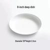 Ruhan Melamine Round Dinner Plates (Pack of 10)