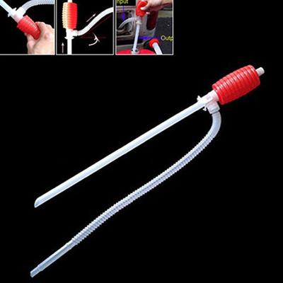 Extremely Good Car Truck Manual Hand Siphon Pump Liquid Gas Oil Water Transfer Tool