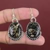 Turritella Agate Earring Gemstone Earrings 925 Sterling Silver Earring Healing Stone Earring Handmade Jewelry Gifts For Wife Stylish Earring