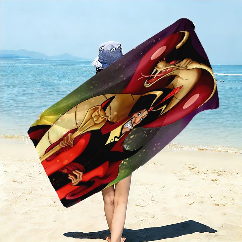 Villains Towel Large Quick-Drying Microfiber soft S-Square Pants-s Beach Towel for Travel Fitness Bathing Camping. 0730s146