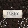 FOXEY BOUTIQUE made in Japan knit coat Brown Women Used
