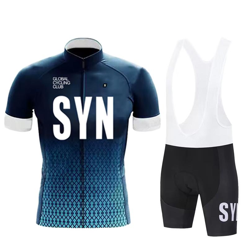 Herren Sommer Radbekleidung Kurzarm Schnelltrocknend Fahrradtrikot Sportbekleidung Outdoor Radsport Trägerhose Radrennanzug