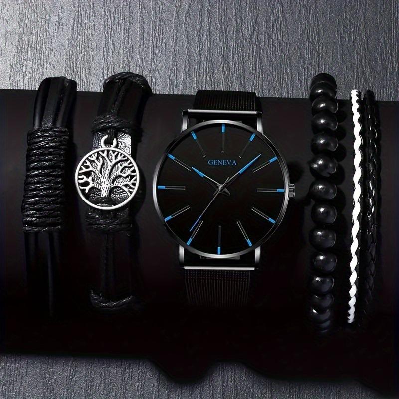 

Men s and Women s Watches, Simple Business Mesh Belt Quartz Watches