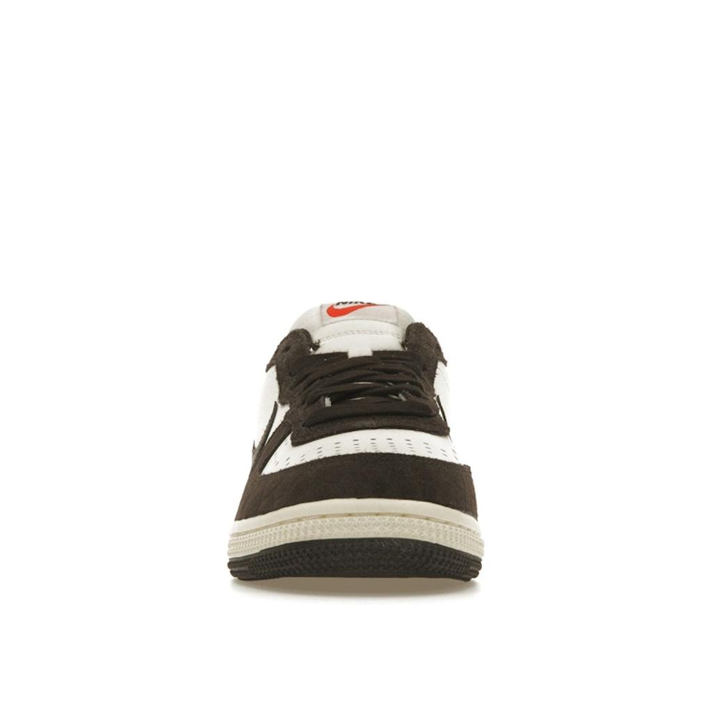 Nike Terminátor Alacsony Bársonyos Barna Krokodilbőr Unisex Sneakerek Fekete Vitorla Kókusztej FN7815-200