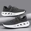 Men's Lightweight Athletic Running Walking Gym Shoes Casual Fashion Sneakers Tennis Walking Sneakers Knitted Mesh Breathable Sport Shoes for Male