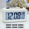 New electronic alarm clock Children's silent walking time LED intelligent photosensitive large-screen digital display luminous student wake-up alarm
