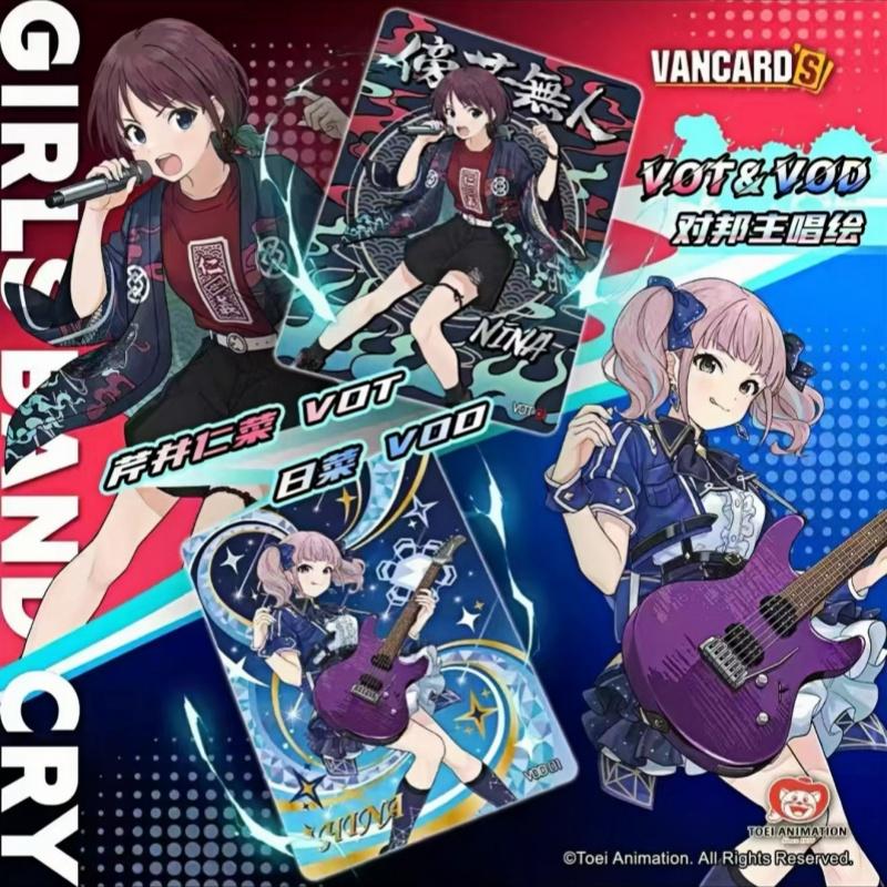 New Genuine Girls Band Cry TAIBANG!!!!! Vol.2 Trading Cards Anime Character Collection Cards Gift Toy for Girls