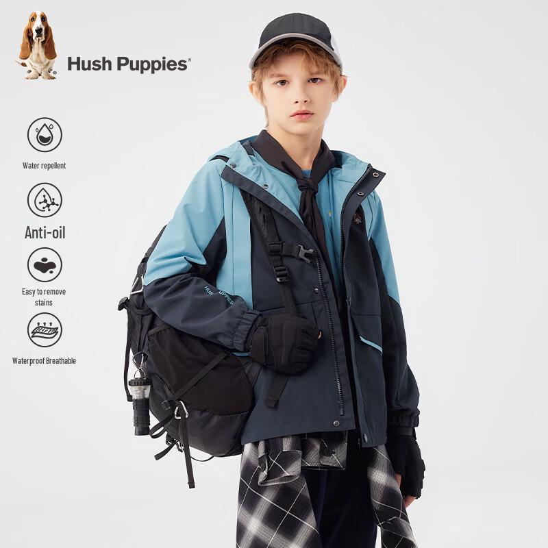 Hush Puppies Kids' Autumn 3-Proof Hooded Jacket